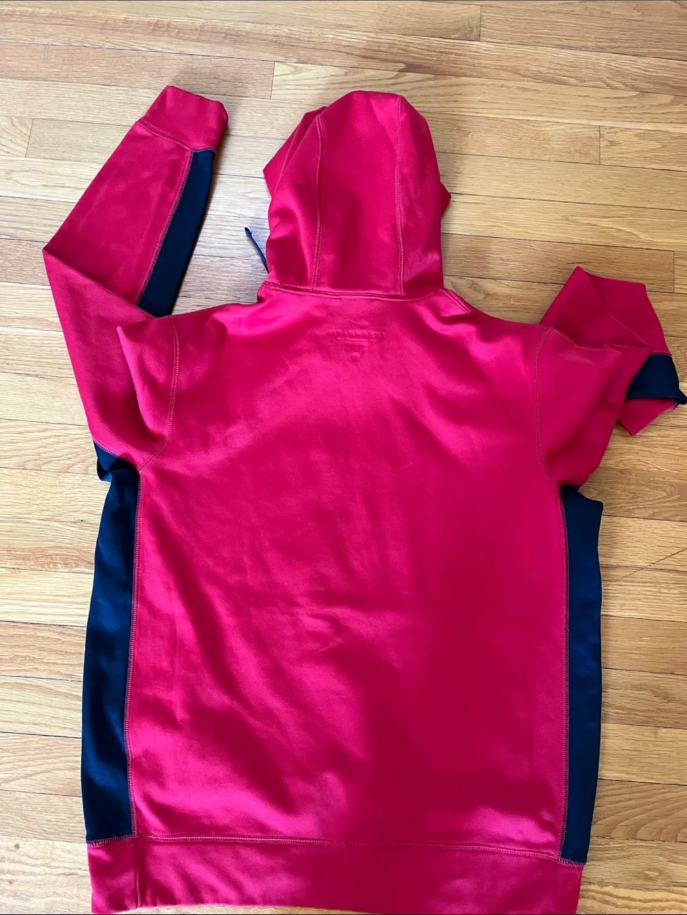 Nike Red and Black unisex adult Hooded Pullover
